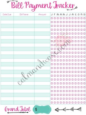 Free Finances Planner Pages | Monthly Budget | Transaction Sheet ...