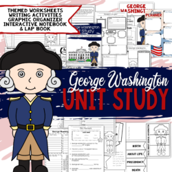 George Washington | Homeschool Unit Study American Presidents | Social ...
