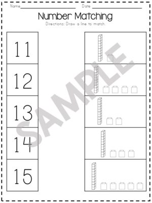 11 - 20 Number Practice Worksheets | Homeschool | Printables | Digital ...