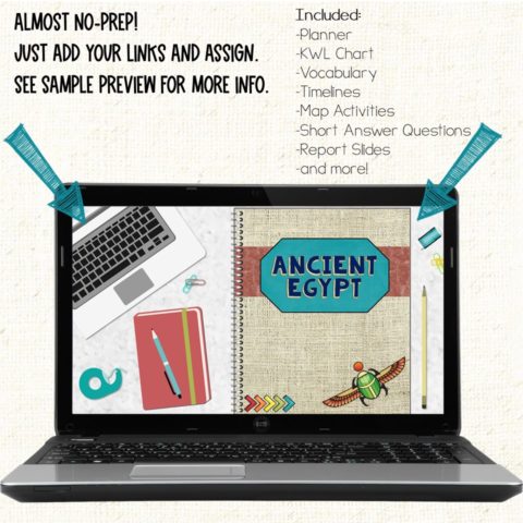 Ancient Egypt Digital Interactive Notebook | Homeschool Unit Study ...