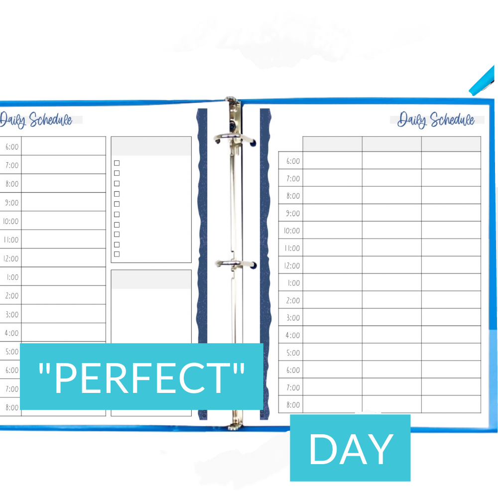 Planner to plan a perfect homeschool day.