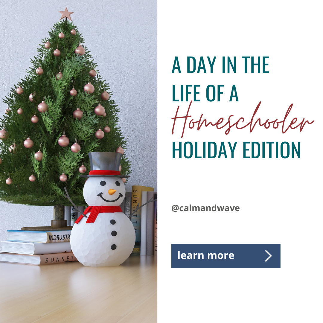 A Day in the Life of a Homeschooler: Holiday Edition